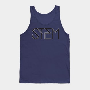 STEM blurry black Tank Top